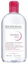 BIODERMA product photo, Sensibio H2O 500ml, apă micelară pentru pielea sensibilă